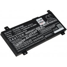 Batteria per laptop Dell P78G001