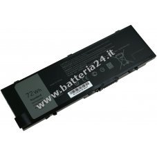 Batteria per laptop Dell Precision 17 Serie M7710