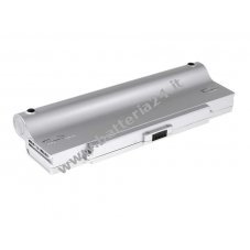 batteria per Sony VAIO VGN AR520E color argento