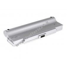 batteria per Sony VAIO VGN AR73DB color argento