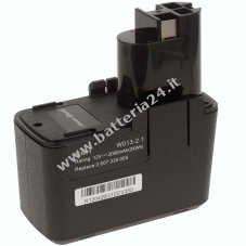 Batteria per Bosch Trapano avvitatore 12VE 2 m. Mittelgriff NiMH