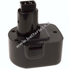 Batteria per Black & Decker Trapano avvitatore KC1252CN NiMH