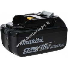 Batteria per utensile Makita con batteria a blocco tipo BL1850 5000mAh originale