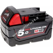 Batteria per tranciacavi Milwaukee M18HCC 0CU/AL SET 5,0Ah originale