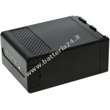 Batteria per videocamera professionale Canon EOS C200 / EOS C300 Mark II / Tipo BP A60 con connettore USB e D TAP