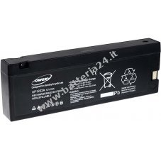 Batteria Powery al gel di piombo per Panasonic Tipo LC SA122R3AU