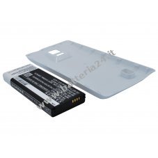 Batteria per Samsung Galaxy Note 4 / SM N910 / tipo EB BN916BBC 6000mAh colore bianco