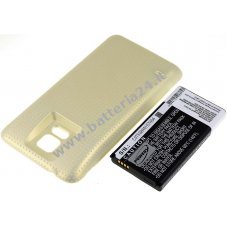 Batteria per Samsung Galaxy S5/ tipo EB B900BC Gold 5600mAh