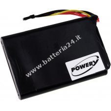 Batteria per GPS navigatore TomTom Go 5100 / tipo AHA11111008