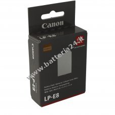 Batteria per Canon modello LP E8 originale