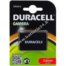 Duracell Batteria per Canon modello LP E12