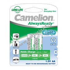 Camelion HR6 Mignon AA AlwaysReady confezione blister da 2 800mAh