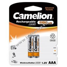 Camelion HR03 Micro AAA 1100mAh confezione in blister da 2 pezzi