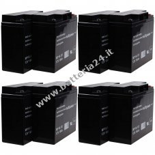 Powery Batteria ricaricabile di ricambio per USV APC Smart UPS SUA5000RMI5U