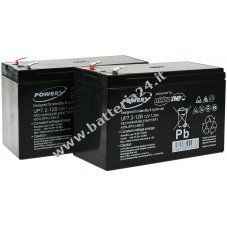 Batteria al Gel di piombo Powery per:UPS APC Smart UPS SC 1000   2U Rackmount/Tower