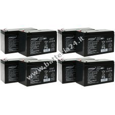 Batteria al Gel di piombo Powery per:UPS APC Smart UPS SUA3000RMXLI3U