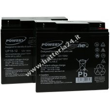 Batteria al Gel di piombo Powery per:UPS APC Smart UPS SUA1500I