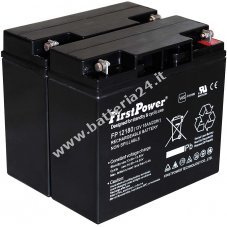 Batteria First Power al Gel di piombo per: UPS APC Smart UPS 1500 12V 18Ah VdS