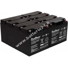 Batteria First Power al Gel di piombo per: UPS APC Smart UPS 5000 Rackmount/Tower 12V 18Ah VdS