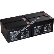 Batteria al gel di piombo First Power per: UPS APC Smart UPS RT1000 7Ah 12V