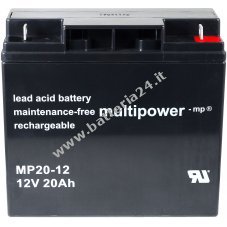 Batteria Powery (multipower) per USV APC Smart UPS SUA1500I 20Ah (sostituisce anche 18Ah)