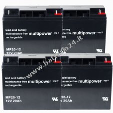 Batteria Powery (multipower) per USV APC Smart UPS SMT2200I 20Ah (sostituisce anche 18Ah)