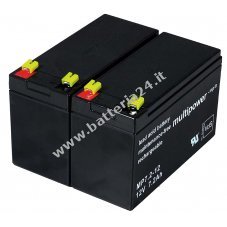 Powery Batteria ricaricabile di ricambio per USV APC Smart UPS SUA750RMI2U