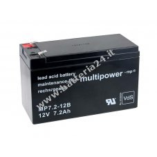 Powery Batteria ricaricabile di ricambio per USV APC Back UPS CS500