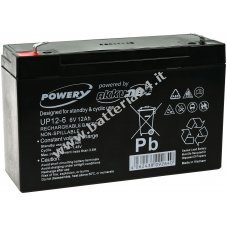 Batteria al Gel di piombo Powery per:UPS APC RBC3