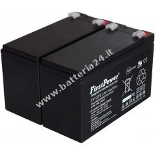 Batteria al gel di piombo First Power per: UPS APC RBC22 7Ah 12V