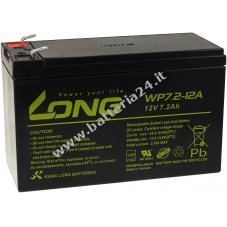 Batteria al piombo KungLong adatta per APC Smart UPS SMT1500RMI2U 12V 7,2Ah