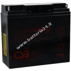 CSB Batteria al piombo di riserva GP12170 12V 17Ah