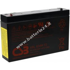 Batteria al piombo CSB ad alta corrente HRL 634W 6V 8,2Ah