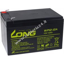 Batteria al piombo KungLong WP12 12A compatibile con Panasonic LC RA1212PG1