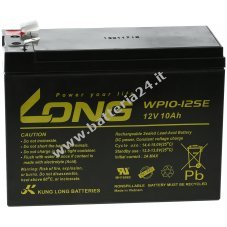 Batteria al piombo KungLong compatibile con 6 HDZM 10 / 6 FM 10 12 Volt 10Ah a prova di ciclo