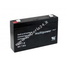 Powery Batteria al piombo (multipower) MP7 6