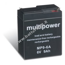 Powery Batteria al piombo (multipower) MP9 6A