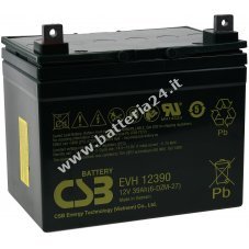 Batteria CSB al piombo EVH12390 12V 39Ah a prova di ciclo