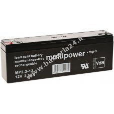 Powery Batteria al piombo (multipower) MP2,3 12 sostituisce MP2,2 12 Vds