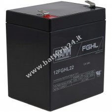 Batteria al piombo FIAMM 12FGHL22 12V 5.0Ah