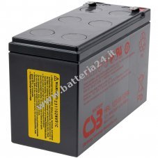 CSB Batteria al piombo ad alta corrente e lunga durata HRL1234WF2 FR 12V 8,5Ah