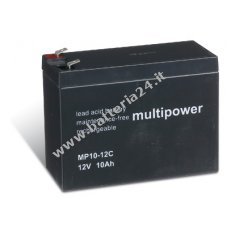 Powery Batteria al piombo (multipower) MP10 12C a prova di ciclo