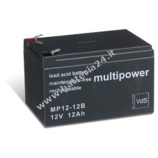 Powery Batteria al piombo (multipower) MP12 12B Vds