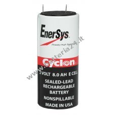 Batteria al piombo Enersys / Hawker, cella al piombo E Cyclon 0850 0004 2V 8,0Ah