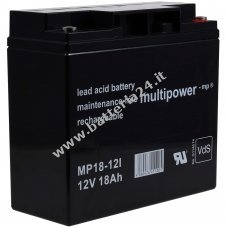 Powery Batteria al piombo (multipower) MP18 12I Vds