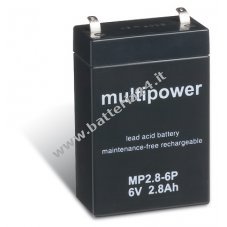 Powery Batteria al piombo (multipower) MP2.8 6P