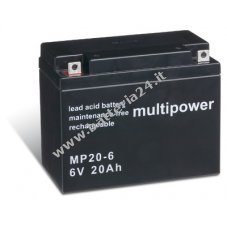 Powery Batteria al piombo (multipower) MP20 6