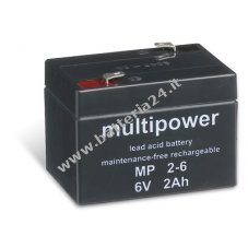 Powery Batteria al piombo (multipower) MP2 6