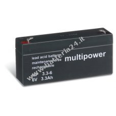 Powery Batteria al piombo (multipower) MP3.3 6