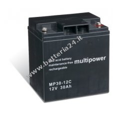 Powery Batteria al piombo (multipower) MP30 12C a prova di ciclo